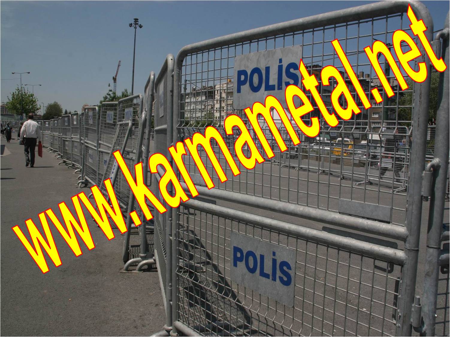 Barikat bariyer polis koruma çelik çelik bariyer polis bariyeri polis barikat? korkuluk koruma  (4)
