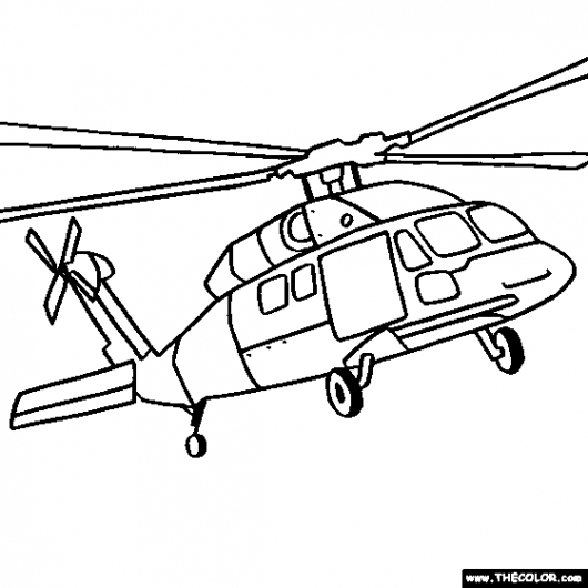 Helicopter Coloring