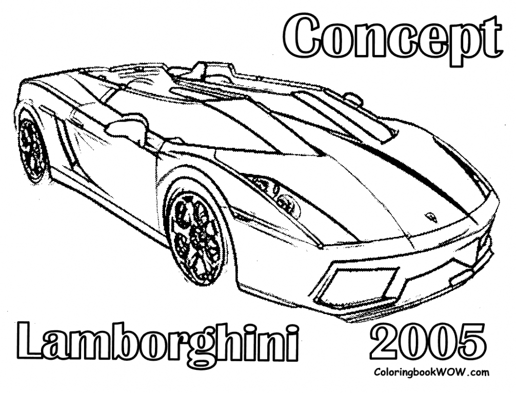Lamborghini Coloring Boyama