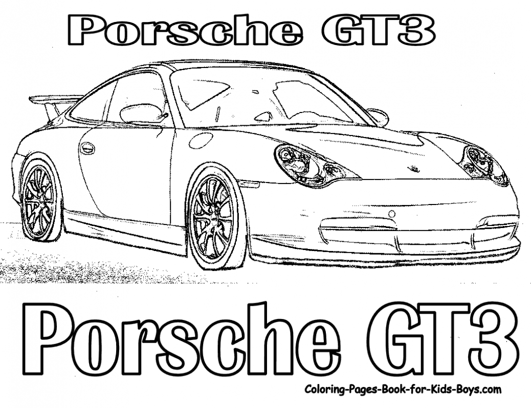 Porsche GT3 boyama
